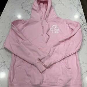 Anti Social Social Club Light Pink Pullover